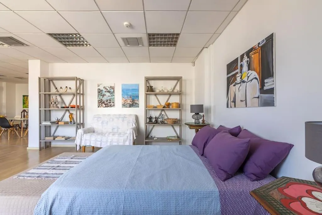 Downtown Spacious Loft Apartment Just 3 Minutes From City Centre Heraklion  Greece