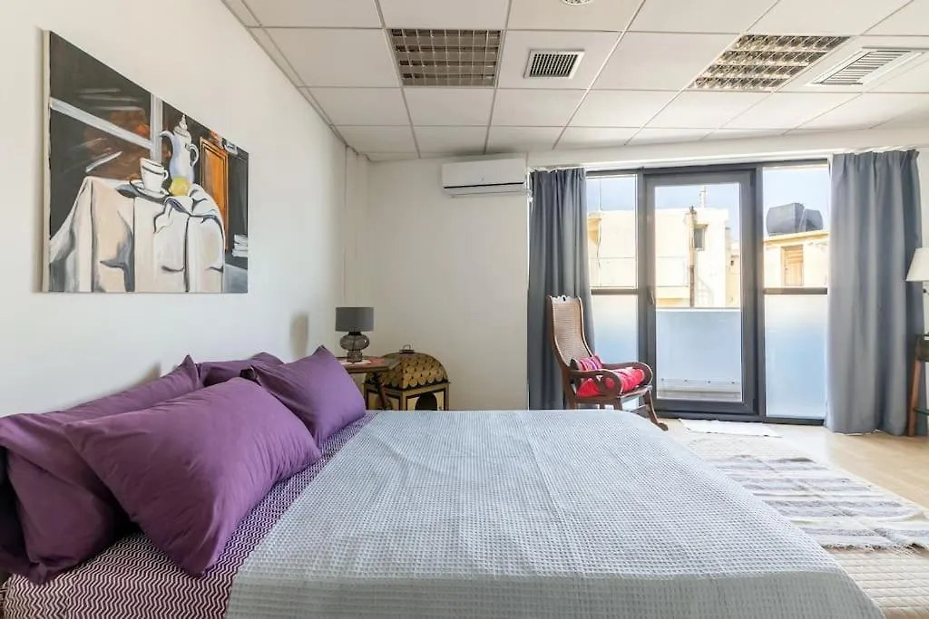 Downtown Spacious Loft Apartment Just 3 Minutes From City Centre Heraklion